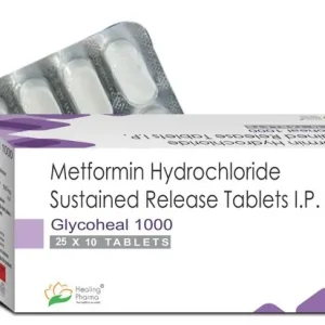 glycoheal 1000 mg tablets box